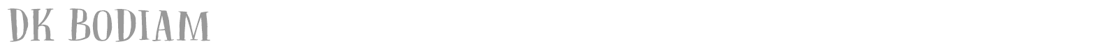 DK Bodiam font preview